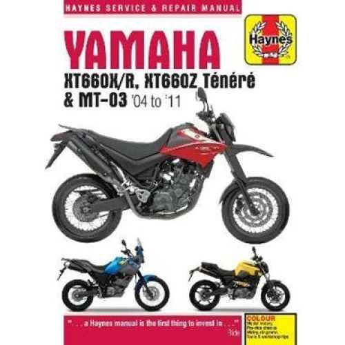 Yamaha XT660 & MT-03 (04-11) Haynes Reparationsmanual