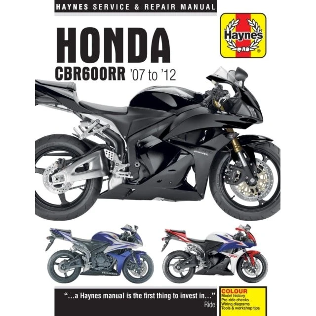Honda CBR600RR (2007-2012) Haynes Reparationsmanual