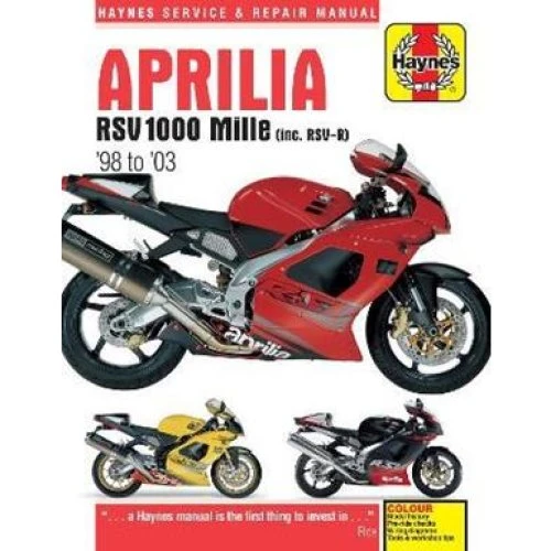 Haynes Reparationsmanual: Aprilia RSV 1000 Mille (98-03)