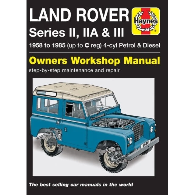 Haynes Land Rover Series II, IIa & III Petrol & Diesel Reparationsbog