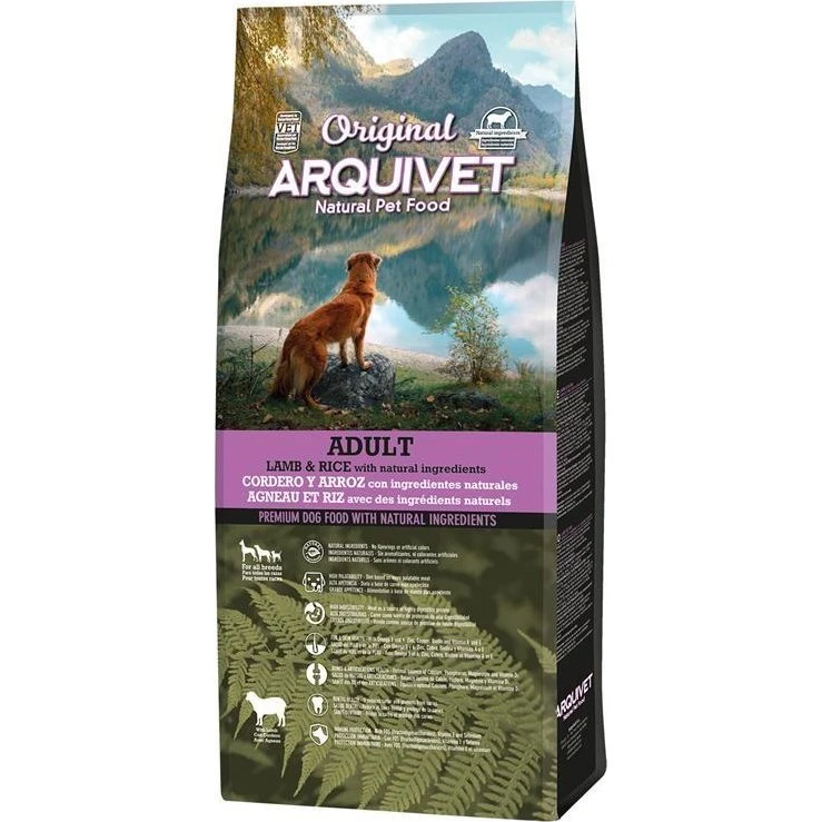 ARQUIVET Original Adult Lamb with rice - Tør hundefoder - 12kg
