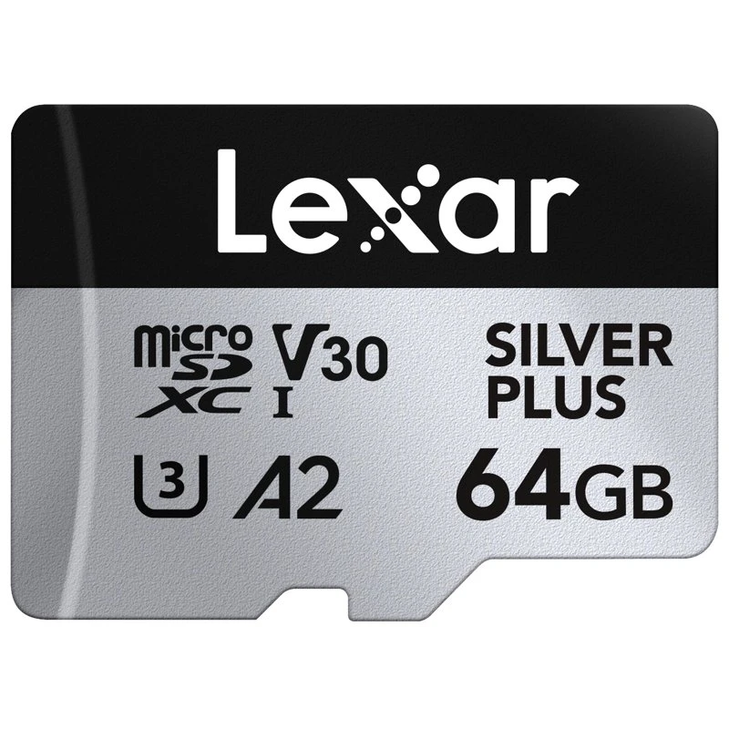 Lexar Professional Silver Plus MicroSDXC 64GB - 205MB/s