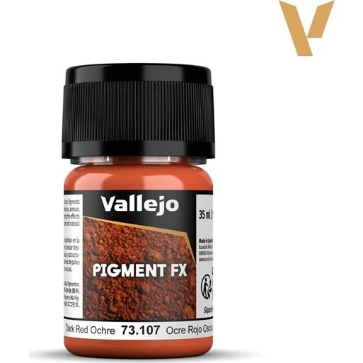 Vallejo Pigments Dark Red Ochre 35ml 73107