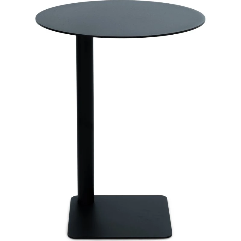 Spinder Design Sunny højt sidebord, rund - sort stål (H:50)