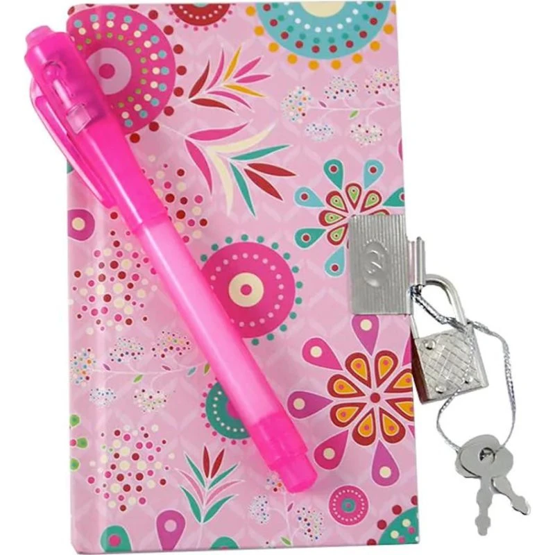 Johntoy Secret Diary med hemmelig pen og lås