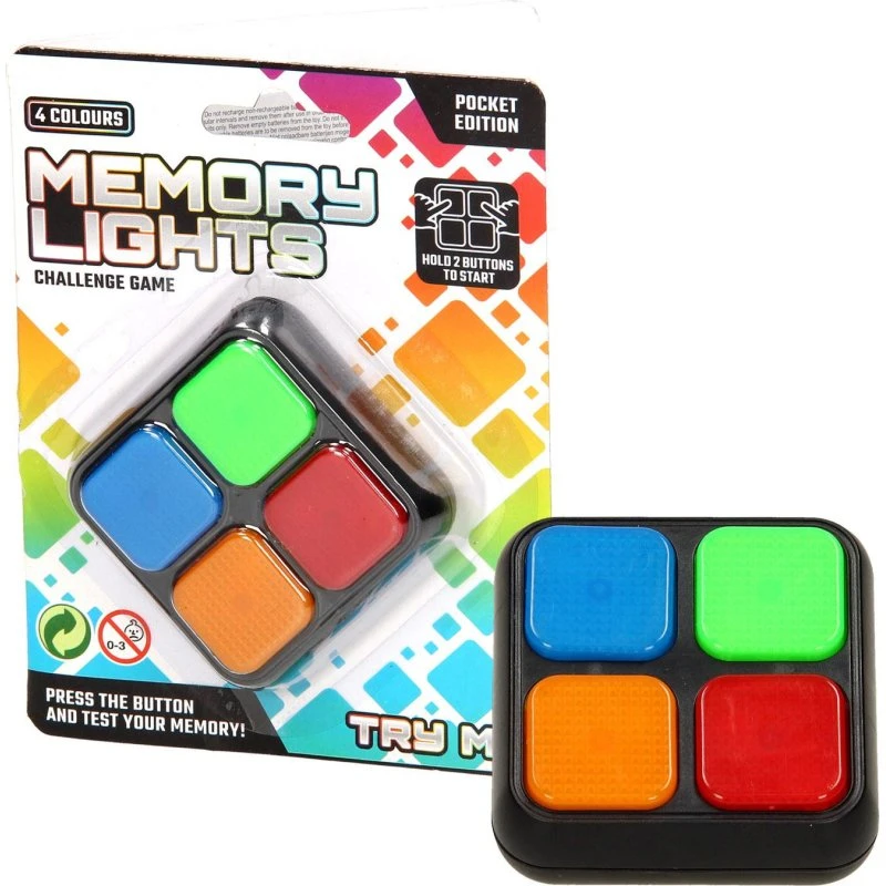 Johntoy Memory Game Light & Sound Pocket
