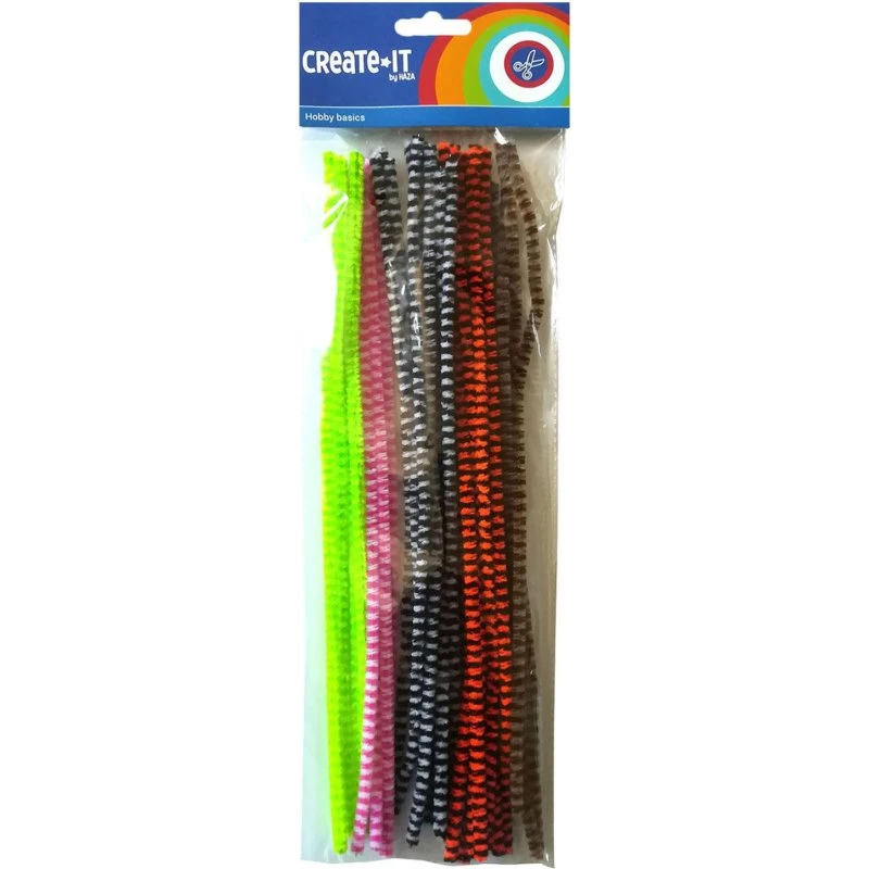 Haza Chenille Dyremix - 50 stk.