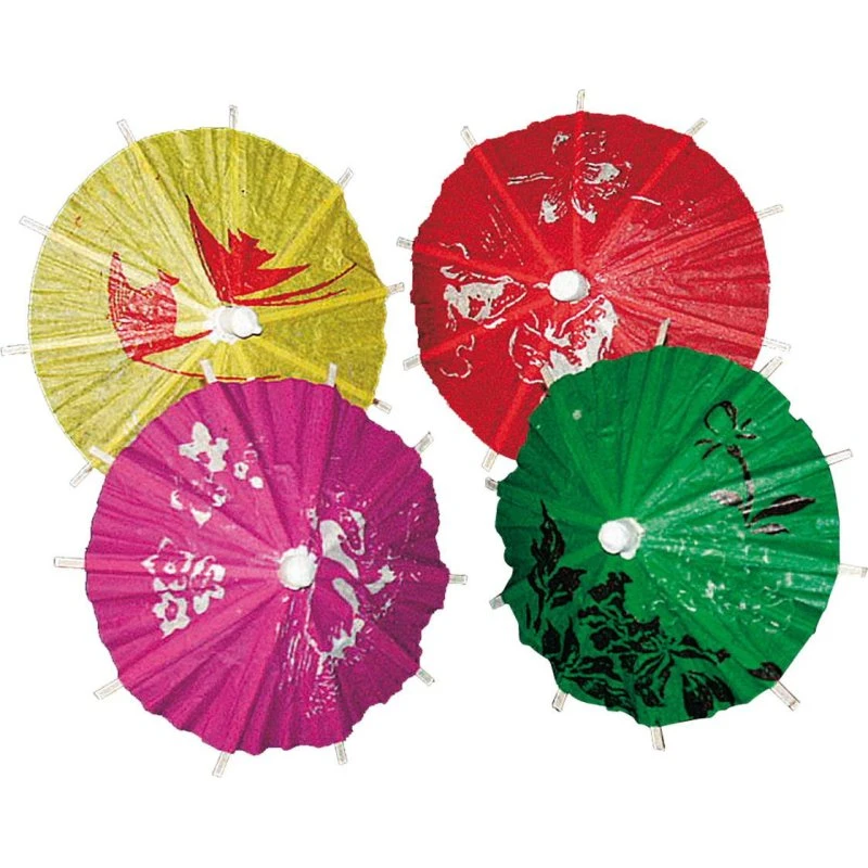 Haza Cocktail Parasoller - Multifarvede - 12 stk.