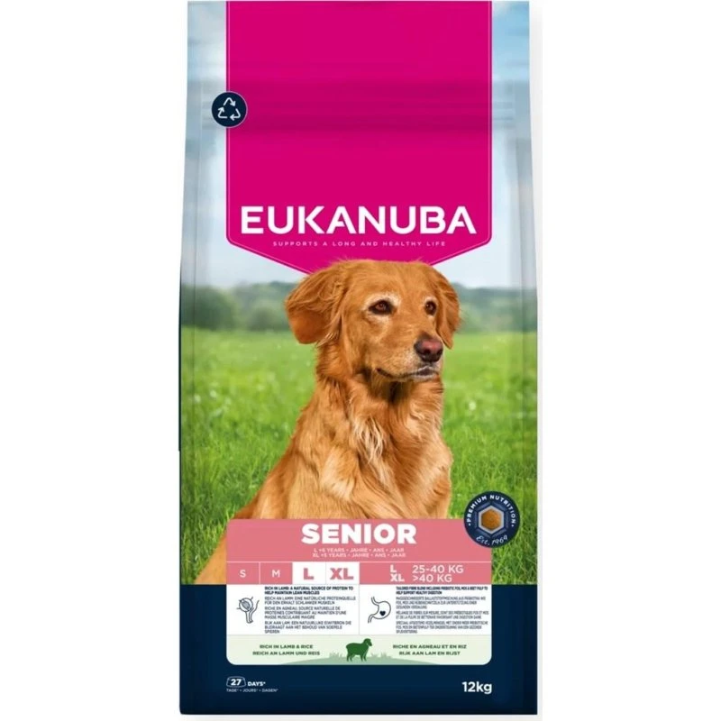 Eukanuba Senior Large Breed Lamb & Rice 12kg