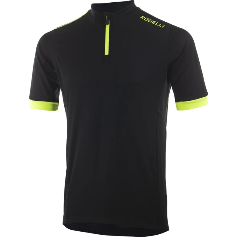 Rogelli Core Kortærmet Cykeltrøje - Sort/Neon
