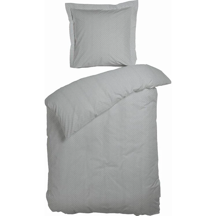 Night & Day Bomuldssatin sengesæt 200x220 Opal grå