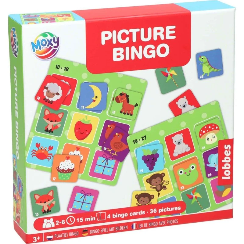 Lobbes Picture Bingo - Billedbingo til børn (3+ år)