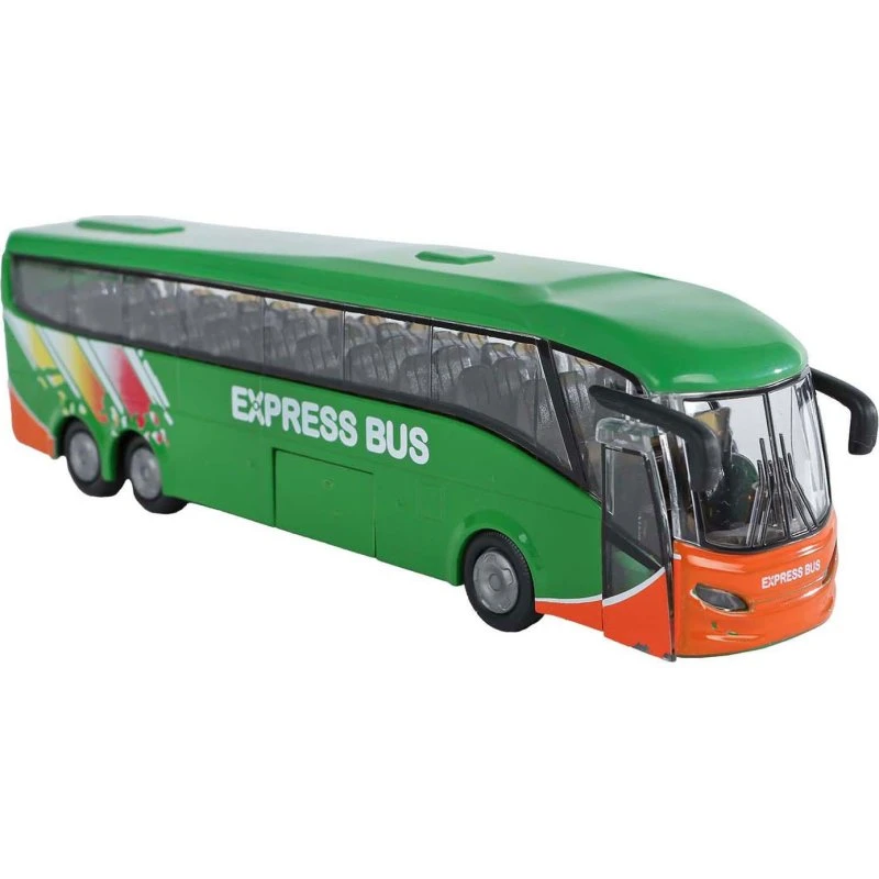 Kids Globe Legetøjsbus i Die Cast med Lys og Lyd - 18,5 cm