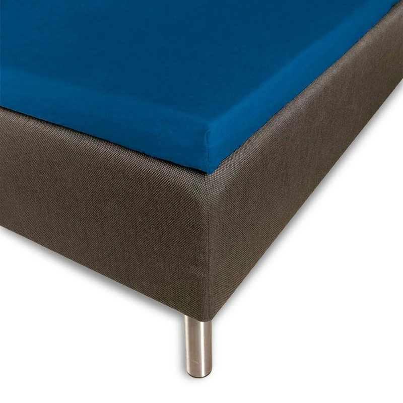 Silkelagen kuvert 90x210x8 cm – Blå (100% silke)