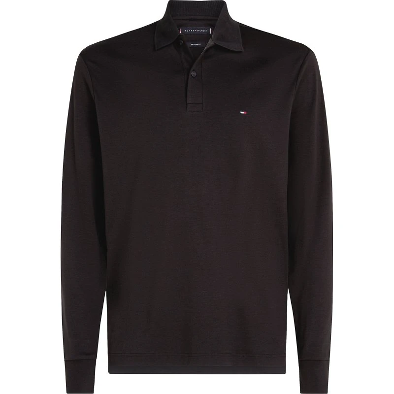 Tommy Hilfiger Liquid Cotton Long Sleeve Polo