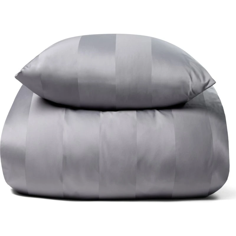 By Borg luksus sengetøj 240x220 cm i grå bomuldssatin