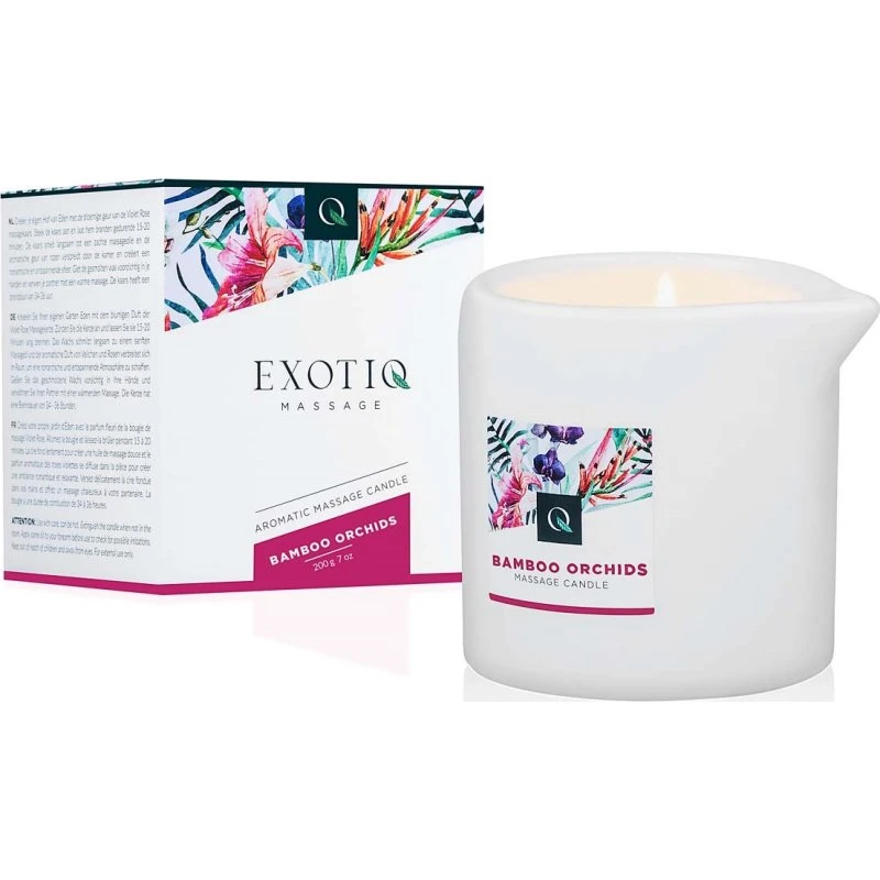 Exotiq Aromatic Massage Candle Bamboo Orchids 200 g