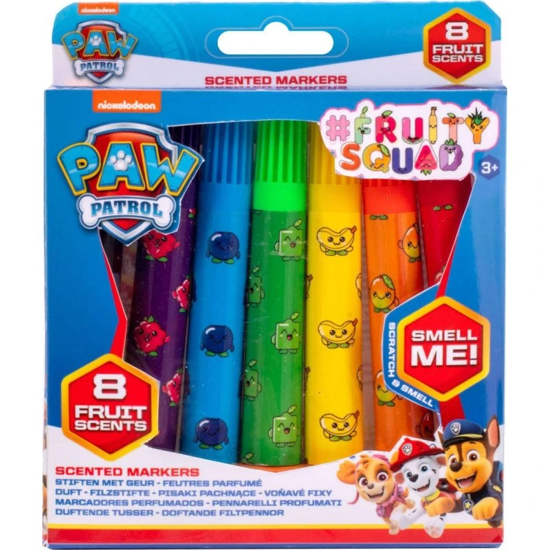Canenco PAW Patrol Fruity Squad Mini Tuscher med duft, 12 stk.
