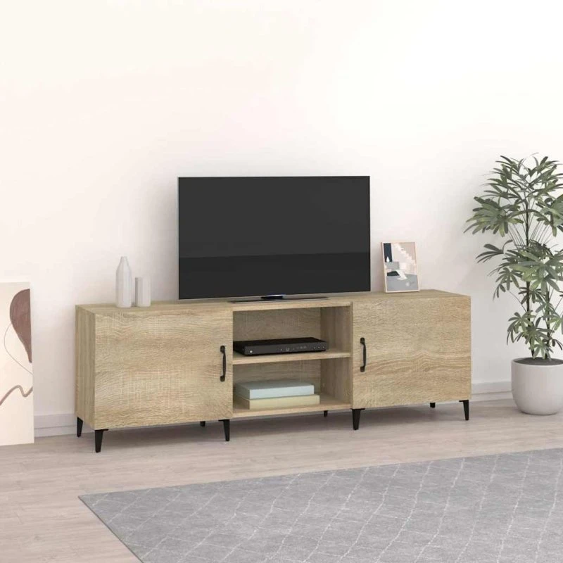 vidaXL TV-bord 150x30x50 cm i sonoma-eg