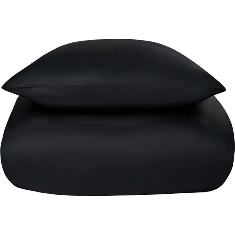 Bambus sengetøj 140x220 cm – 100% bambus, sort