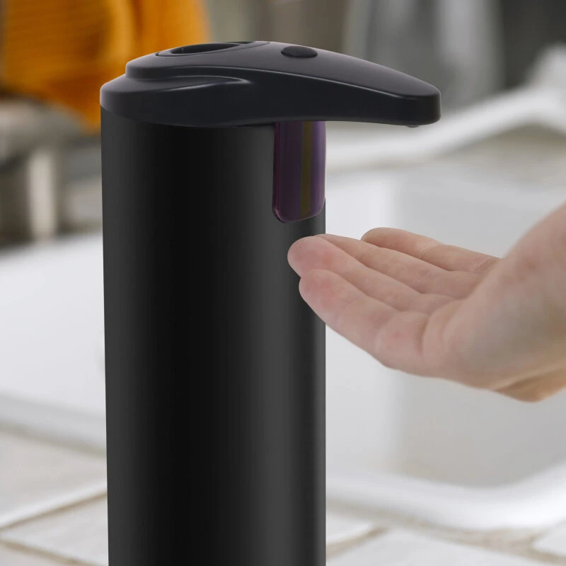 Generisk Sort berøringsfri sæbedispenser 200 ml