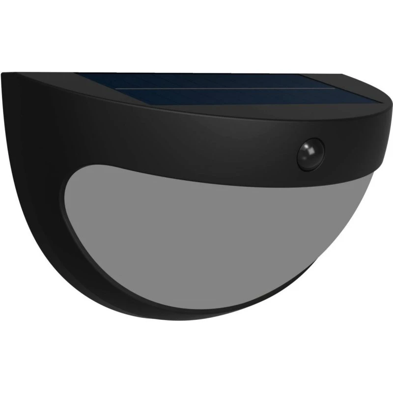 Philips Swyn Solcelle Udendørsvæglampe, 3.8W, 2700K, Sort