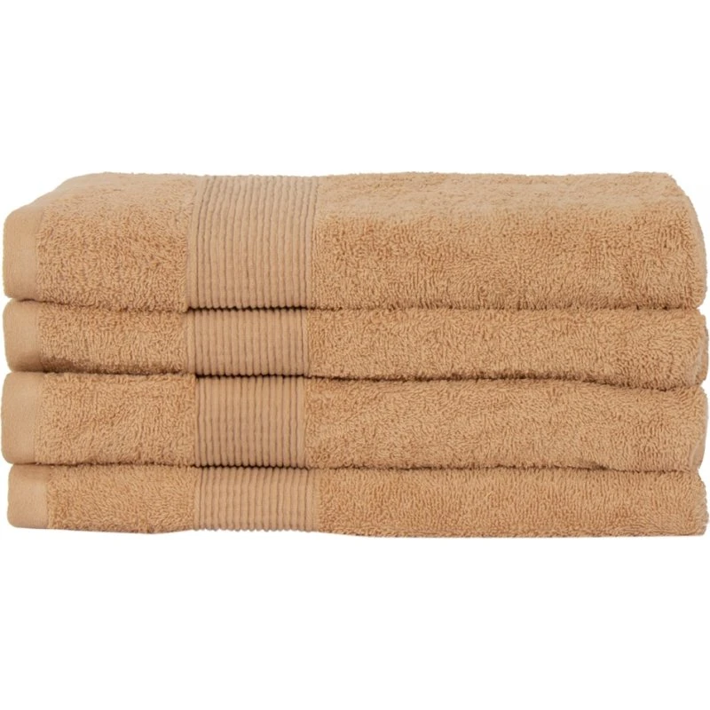 Nordstrand Home badehåndklæde 70x140 cm - mørk sand