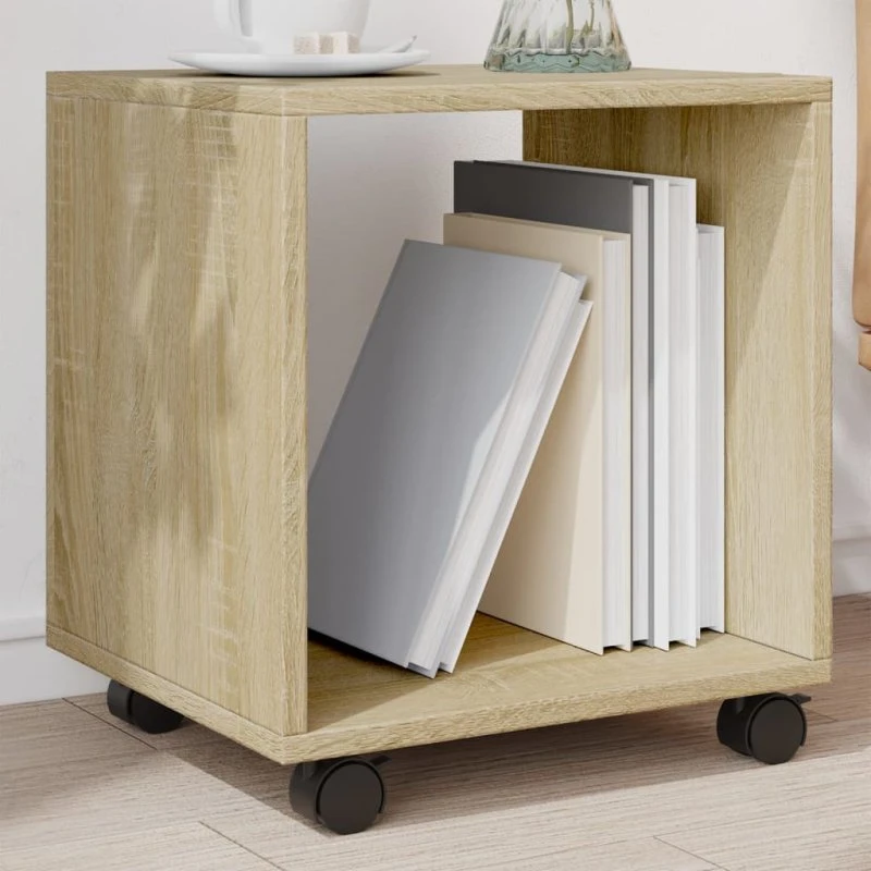 vidaXL Rullebord i sonoma-eg, 37x33x42,5 cm
