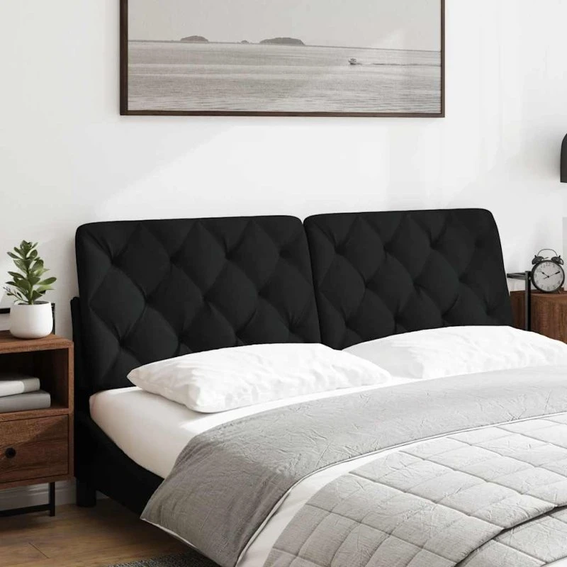 vidaXL Gavlpude 160 cm - Sort stof