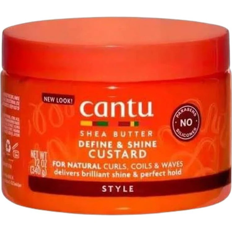 Cantu Define & Shine Custard med Shea Butter, 354 ml