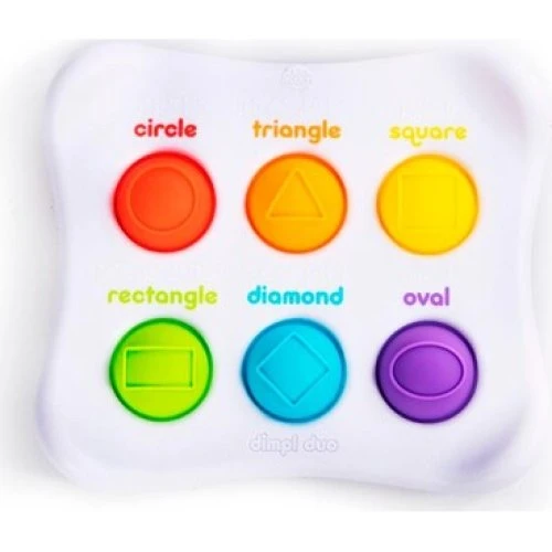 Fat Brain Toys Dimpl Duo Shape Sensory Toy
