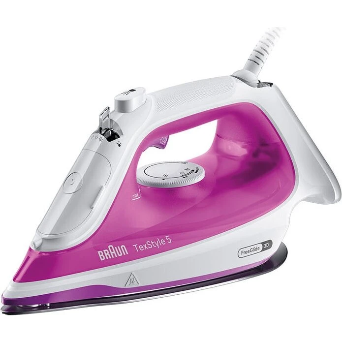 Braun TexStyle 5 SI 5225 Dampstrygejern - 2500W, Lyserød