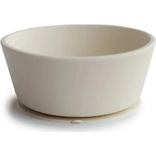 Mushie Silikone Skål Ivory - 11.5 cm