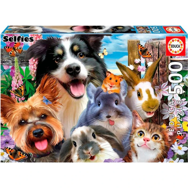 Educa Puslespil Funny Selfie - 500 brikker
