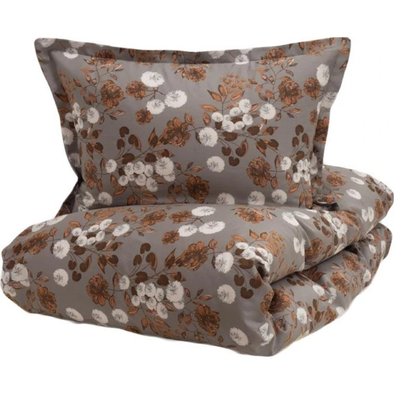 Turiform Cara Grey sengetøj 140x220 – 100% bomuldssatin