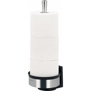 Brabantia toiletrulleholder, blank stål 38,3×15,5×14 cm