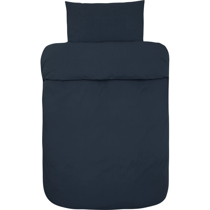 Høie Ara Navy - Vævet krepp sengesæt 140x200 cm