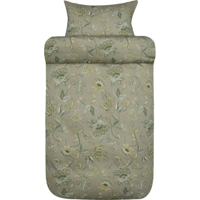 Høie Mille grøn - sengesæt 140x200 cm i bomuldssatin