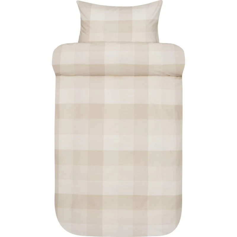 Ternet gul sengesæt 140x220 cm - Høie Elen