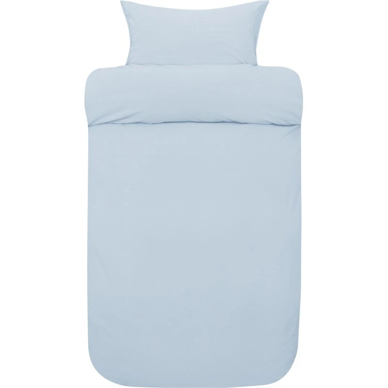 Høie Frøya Økologisk sengetøj 140x220 cm - Lyseblå