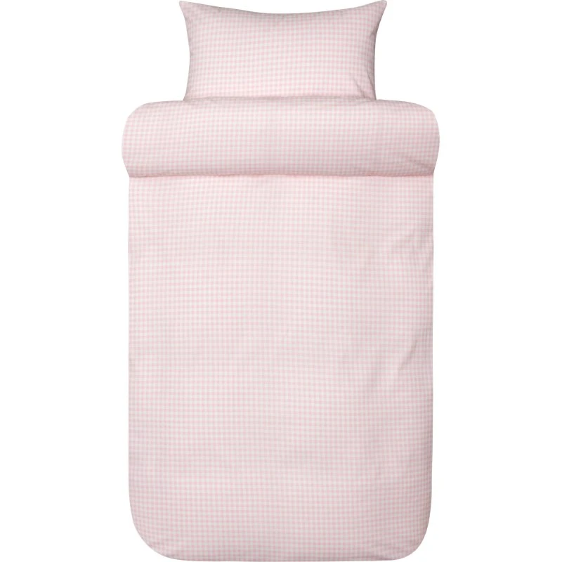 Nils lyserødt sengetøj 140x220 cm – 100% ekstra fin bomuld