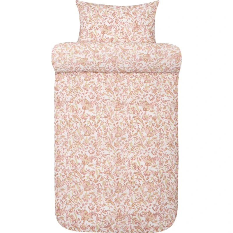 Høie Barbro vævet krepp sengesæt 140x220 lyserød