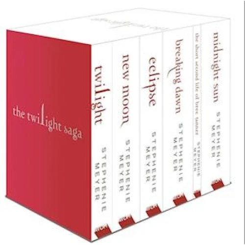 Stephenie Meyer: Twilight Saga 6-bogssæt (Hvidt omslag)