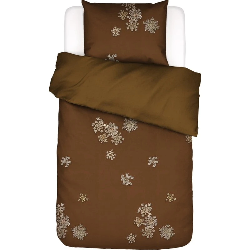 Essenza Lauren Cinnamon sengesæt 140x200 cm – 100% bomuldssatin