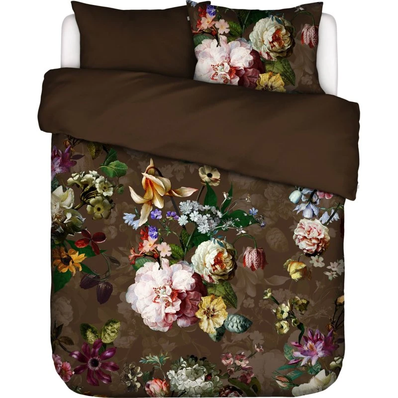 Essenza Fleur Chocolate sengesæt 200x220 dobbeltdyne