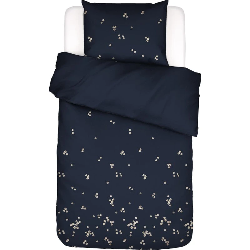 Essenza Leia Nightblue percale sengetøj 140x200/140x220