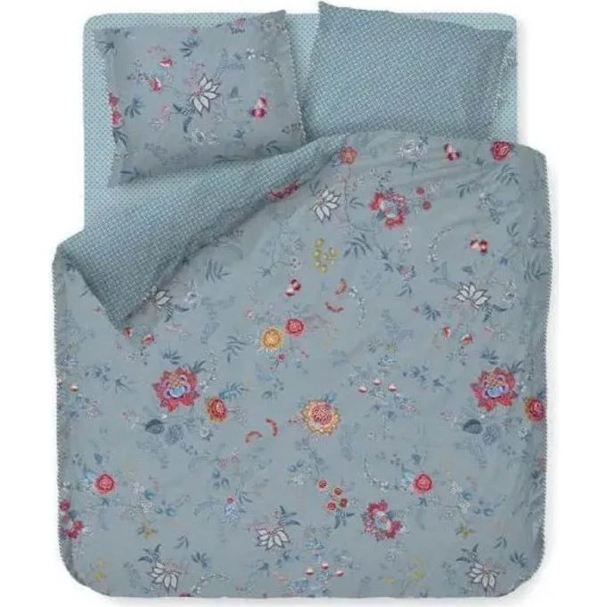 Pip Studio Flower Festival sengetøj 140x220 cm - blå