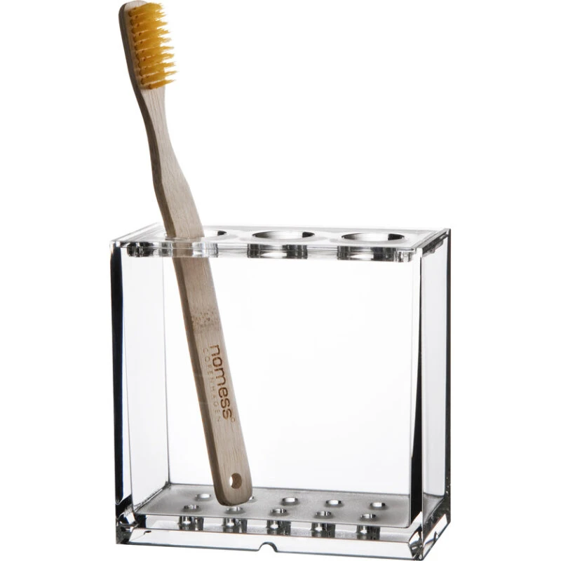 Nomess Clear tandbørsteholder i akryl 10,5 x 5 x 10 cm