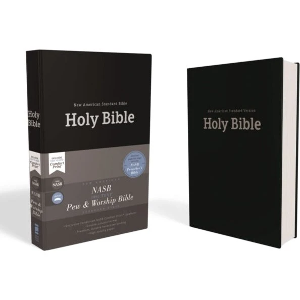 NASB Church Bible Pew Bible, Hardcover, Sort, 1995 Text