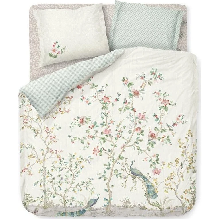 Pip Studio Okinawa White sengetøj 200x220 cm (2 pudebetræk)